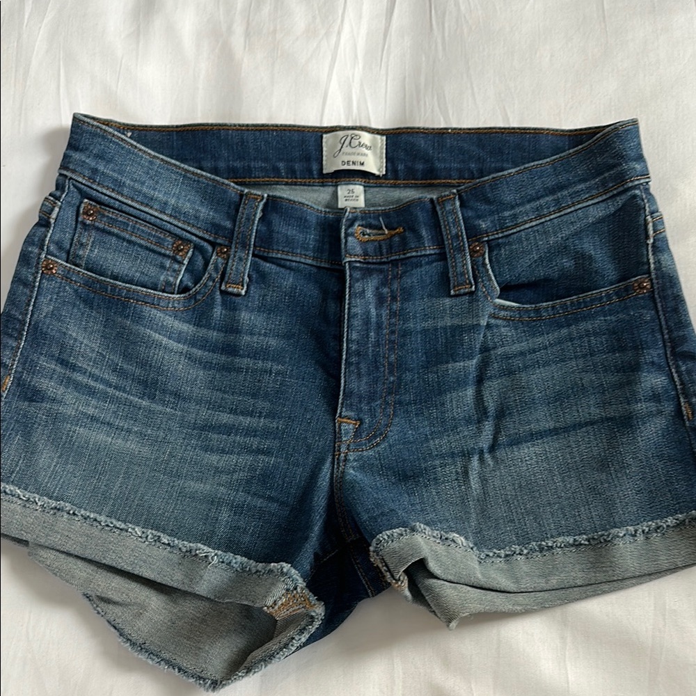 J. Crew Women's Blue Denim Shorts